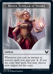 Emblem - Rowan, Scholar of Sparks - Foil